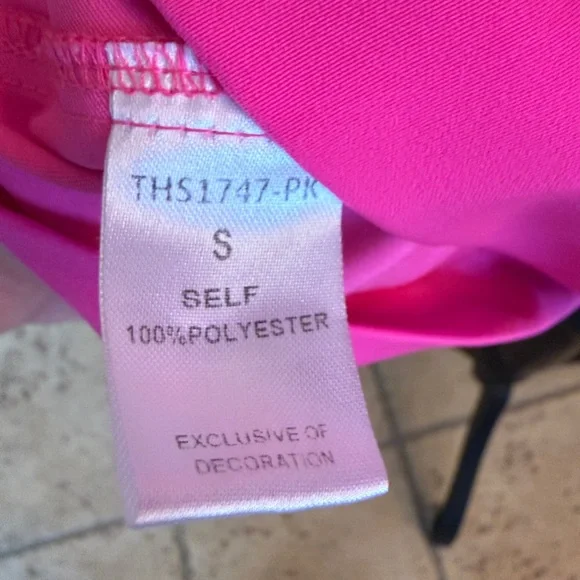 THML Vibrant Hot Pink Mini Dress - Picture 10 of 11